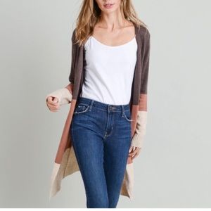 Doe & Rae angora open long cardigan size Large